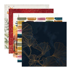Spellbinders Woodland Tales 12x12 Paper Pack scs-356 gingko