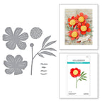 Spellbinders Woodland Tales Floral Etched Dies s4-1384

