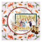Spellbinders Woodland Tales Sentiments Etched Dies s4-1378 family