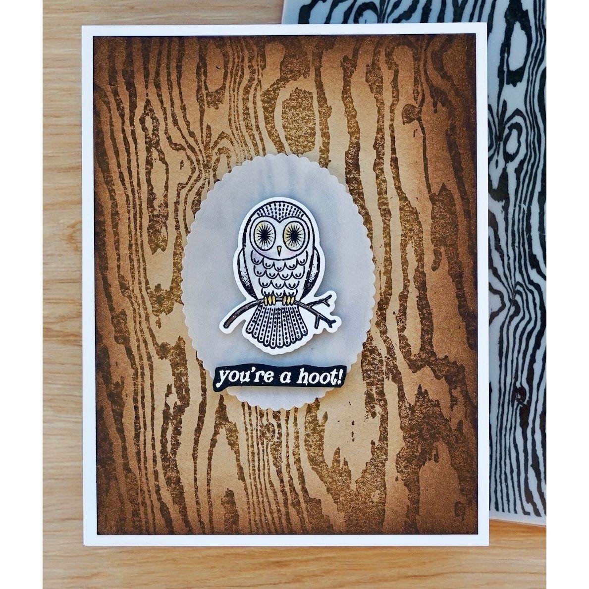 Spellbinders Woodland Wildlife Simon Hurley Coordinating Etched Dies s6-248 owl