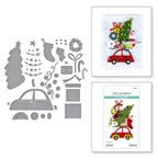 Spellbinders Yuletide Ride Etched Dies s4-1462