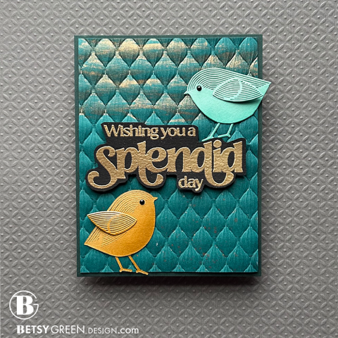 Simon Says Clear Stamps Splendid Sentiments 3038ssc Be Bold Splendid Card | color-code:ALT02