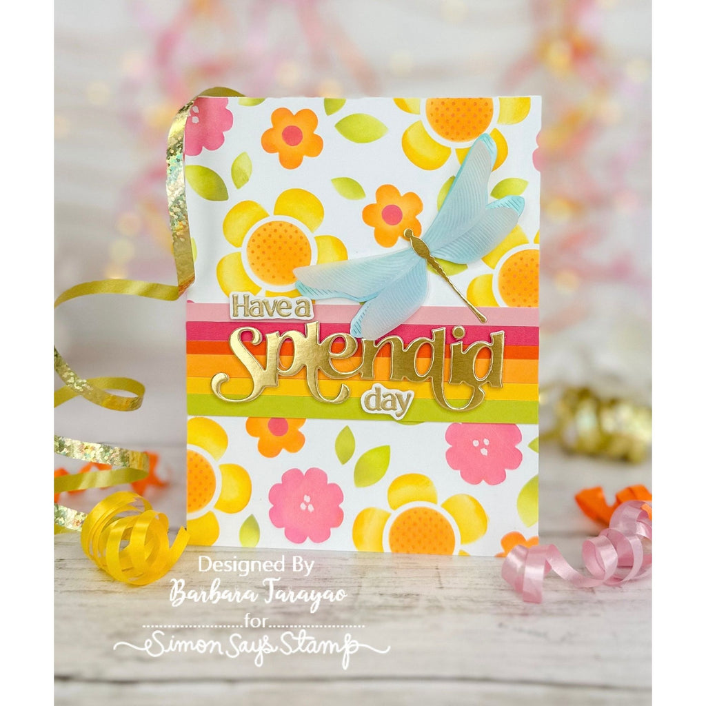 Simon Says Clear Stamps Splendid Sentiments 3038ssc Be Bold Splendid Card