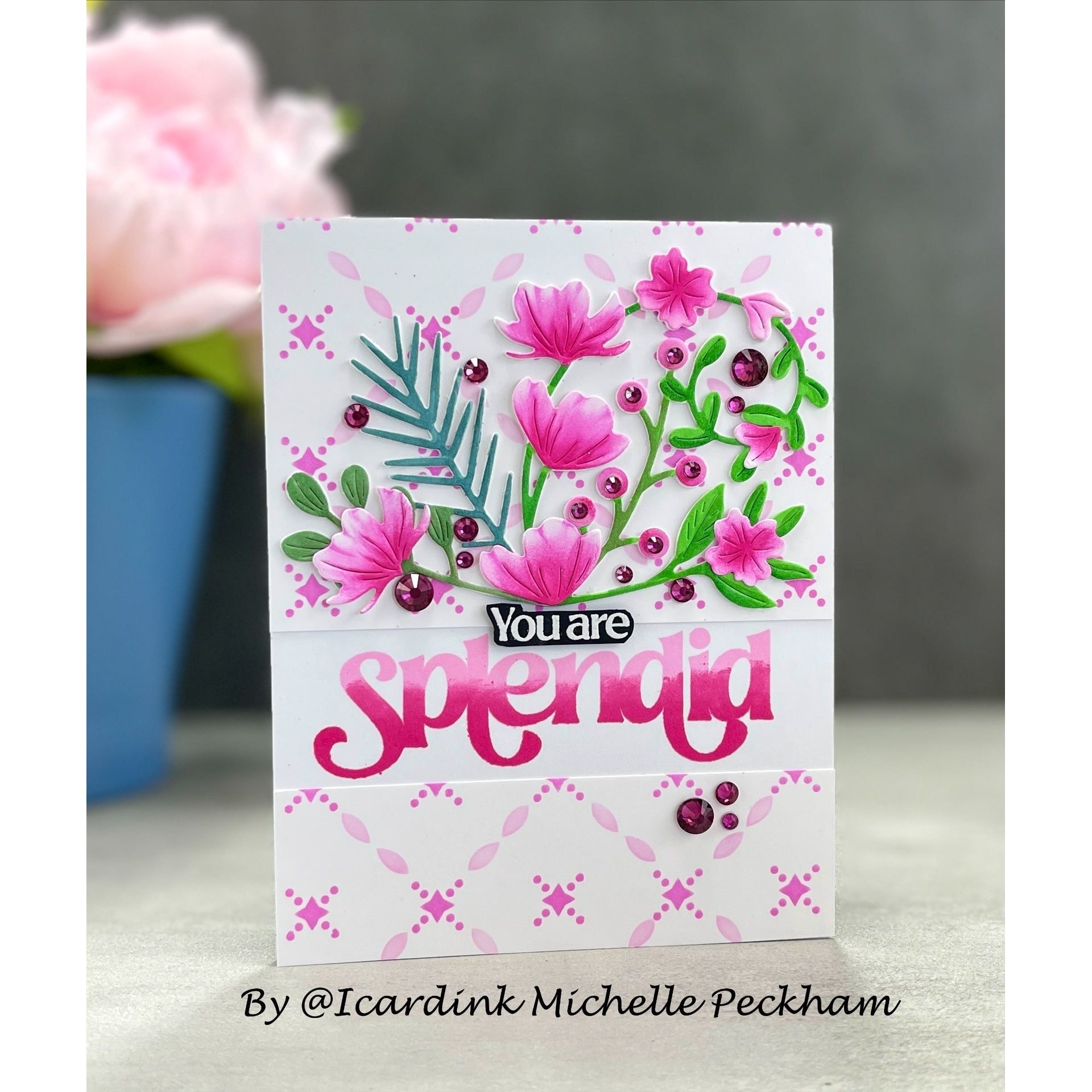Simon Says Clear Stamps Splendid Sentiments 3038ssc Be Bold Splendid Card