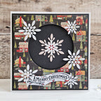Simon Says Stamp Splendid Snowflakes Wafer Dies s1098 DieCember Christmas Card
