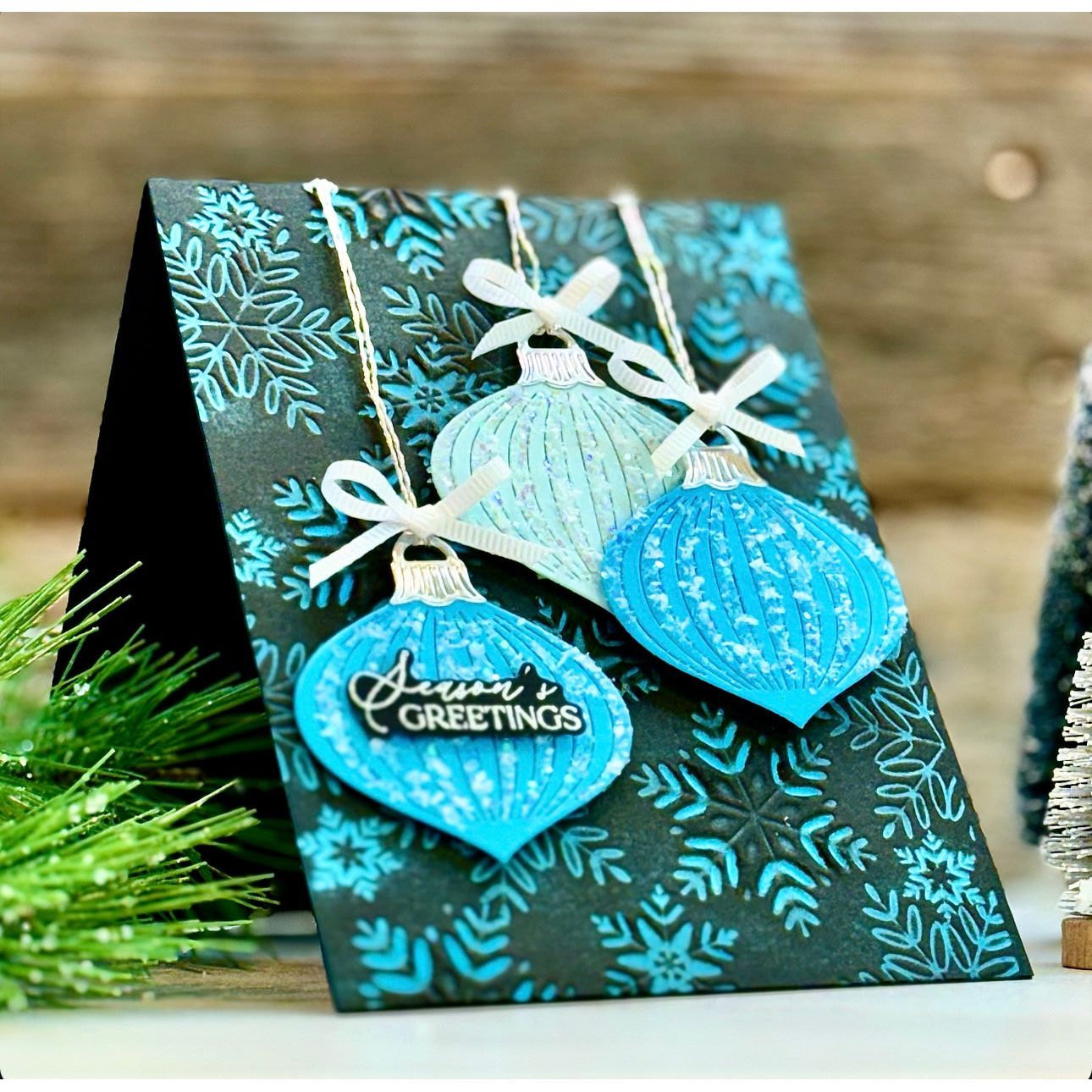 Simon Says Stamp Festive Fun Collection I Want It All Embossing Folders set894rf