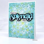 Simon Says Stamp Splendid Wafer Dies 1052sdc Be Bold Splendid Card
