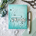 Simon Says Stamps and Dies Splendid Sentiments set757ss Be Bold Splendid Card | color-code:ALT02
