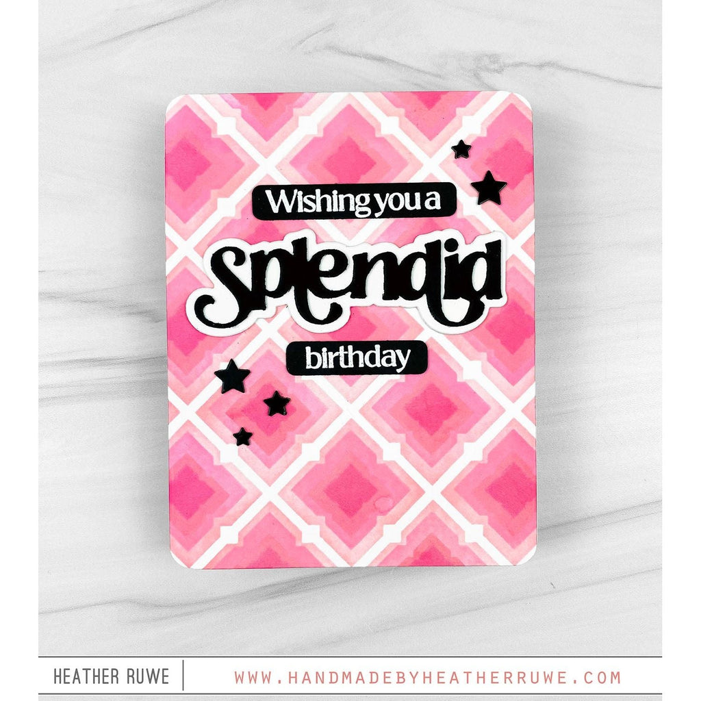 Simon Says Stamp Splendid Wafer Dies 1052sdc Be Bold Splendid Card | color-code:ALT04
