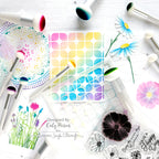 Rainbow Splash Sponge Applicators Pack of 4 st0140