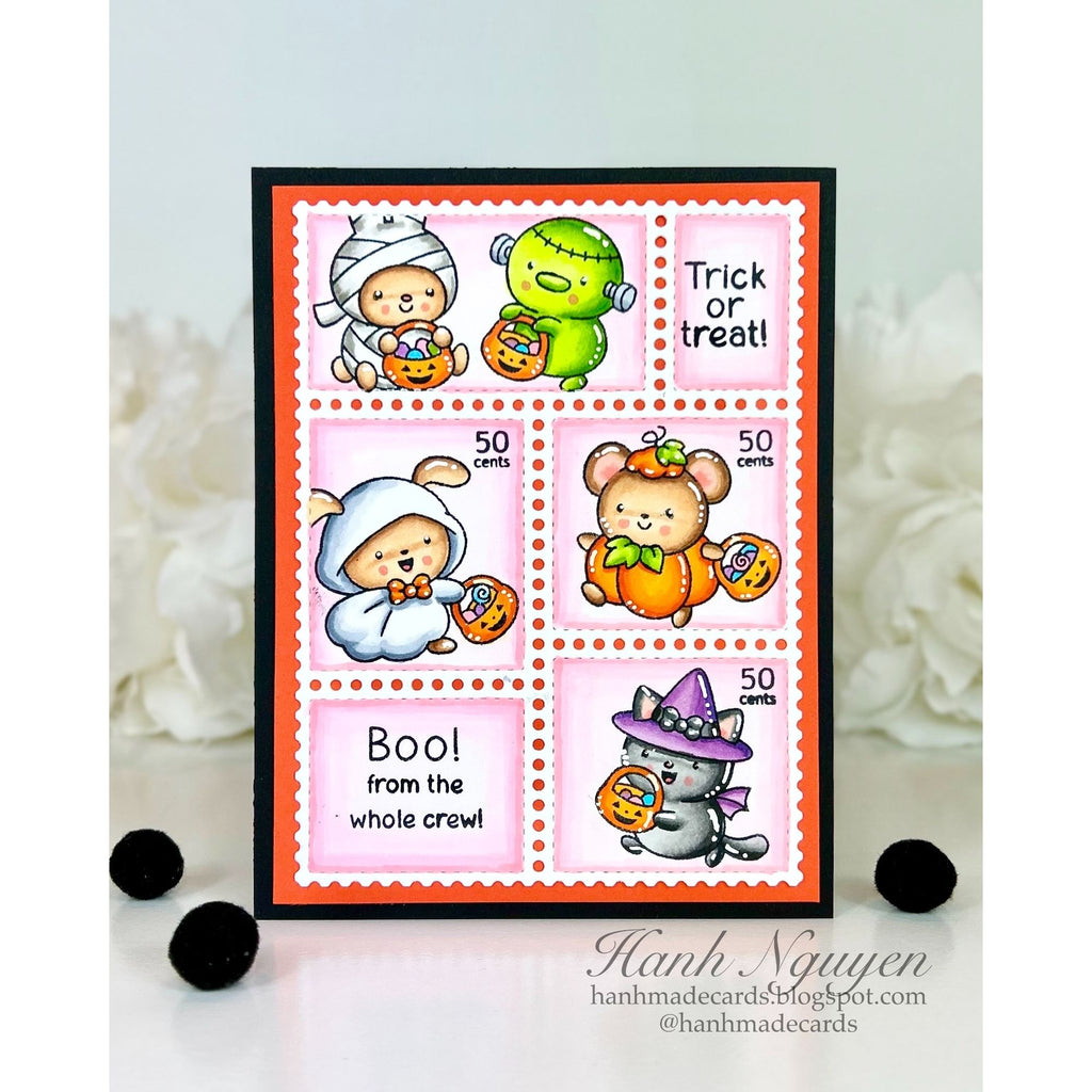 Simon Says Stamp Stamptember Stamps and Coordinating Dies I Want It All Fall set1355sdh Spooky Crew