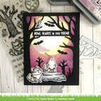 Lawn Fawn Wolf Before 'n Afters Clear Stamps lf3221 howl always