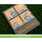 Lawn Fawn Spooky Village Clear Stamps lf2014 Happy Halloween
