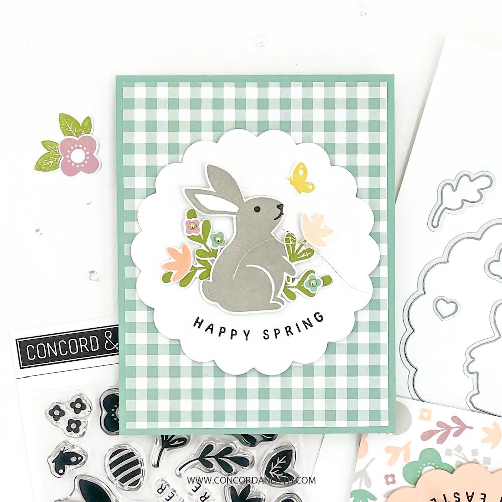 Concord & 9th Spring Bunny Die Set 12065 spring