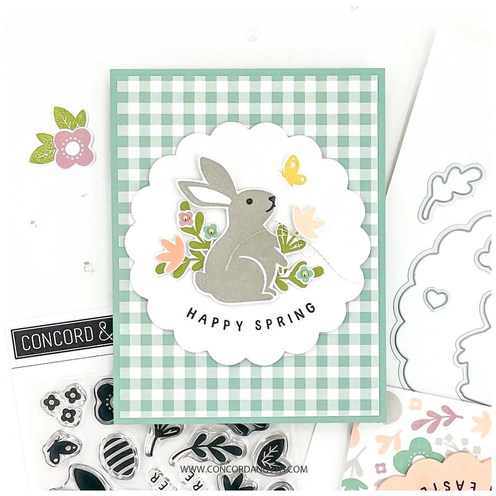 Concord & 9th Spring Bunny Stamp and Die Bundle spring