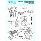 Gina K Designs Spring Garden Clear Stamps