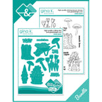 Gina K Designs Spring Garden Clear Stamp and Die Bundle die0397