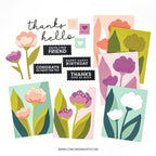 Concord & 9th Spring Print Sentiments Die Set 12124 product