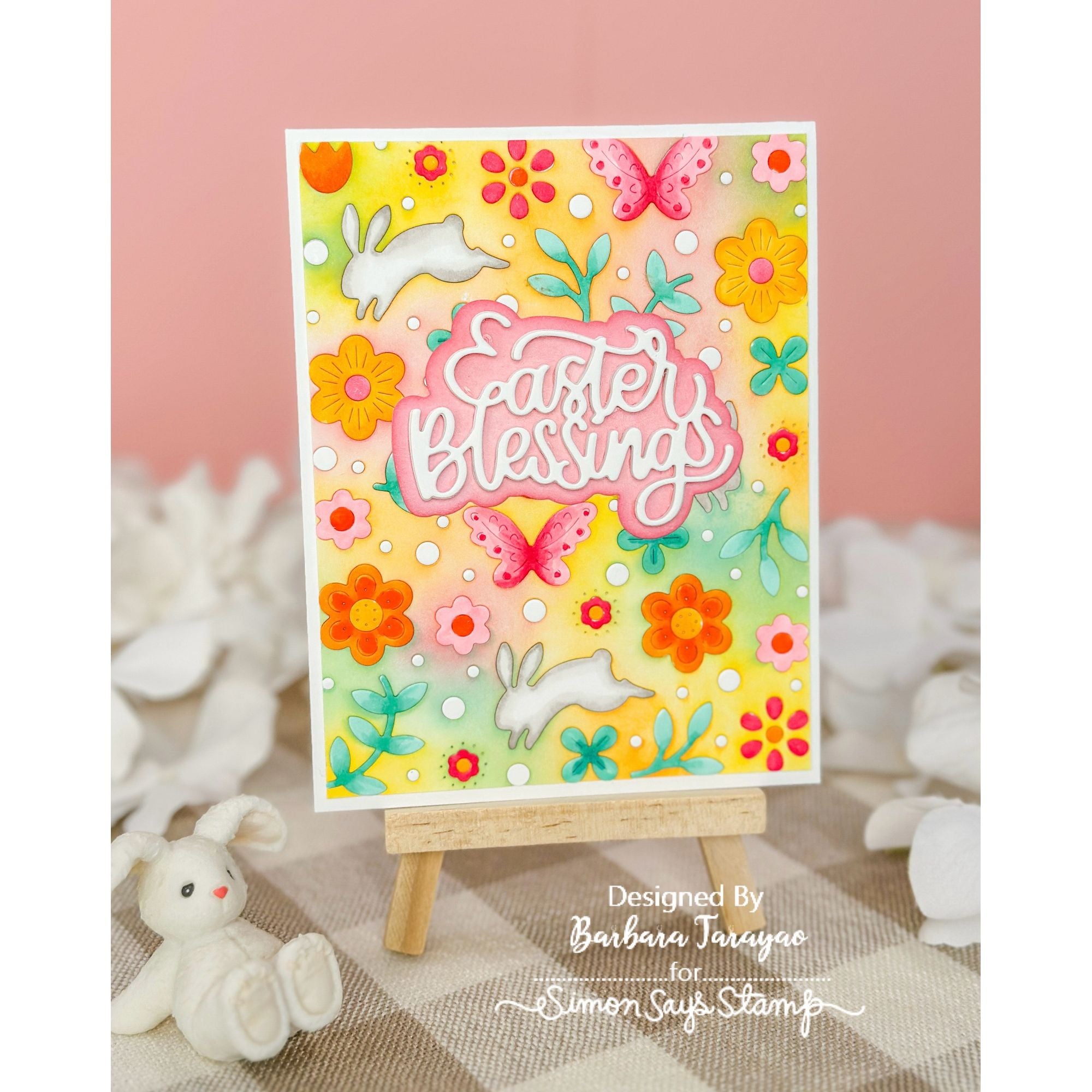 Simon Says Stamp Springtime Celebration Plate Wafer Die s1018 Favorite Things Easter Card | color-code:ALT02
