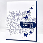 Simon Says Stamp Squovals Wafer Dies 8014sd You Are My Favorite Sending Smiles Card