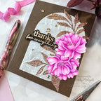Simon Says Stamp Squovals Wafer Dies 8014sd You Are My Favorite Thanks Card | color-code:ALT03