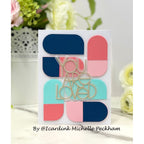 Simon Says Stamp Squovals Wafer Dies 8014sd You Are My Favorite You Are Loved Card