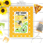 Simon Says Clear Stamp Bee Happy sss202732c Bee Happy Card | color-code:ALT06