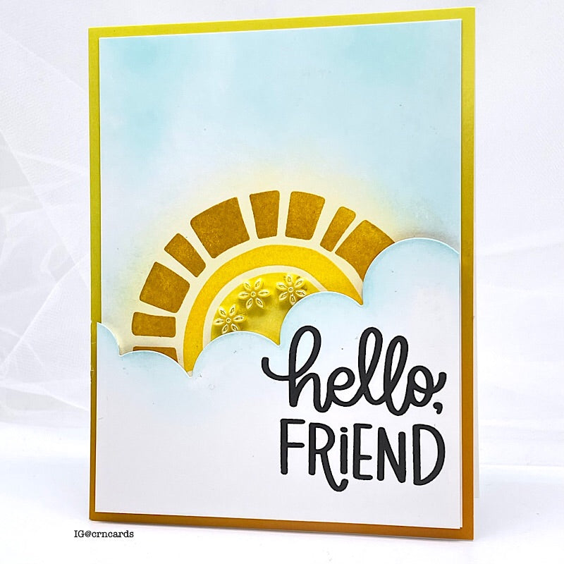 Simon Says Clear Stamps Sunny Smiles 2010ssc Sunny Card 