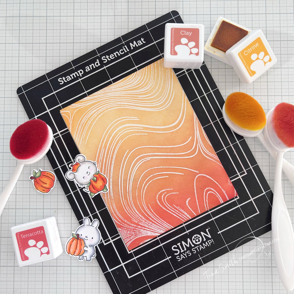 Simon Says Stamp Black Stamp and Stencil Mat st0178 STAMPtember