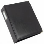 Stampabilities Black Faux Leather Stamp Storage Binder