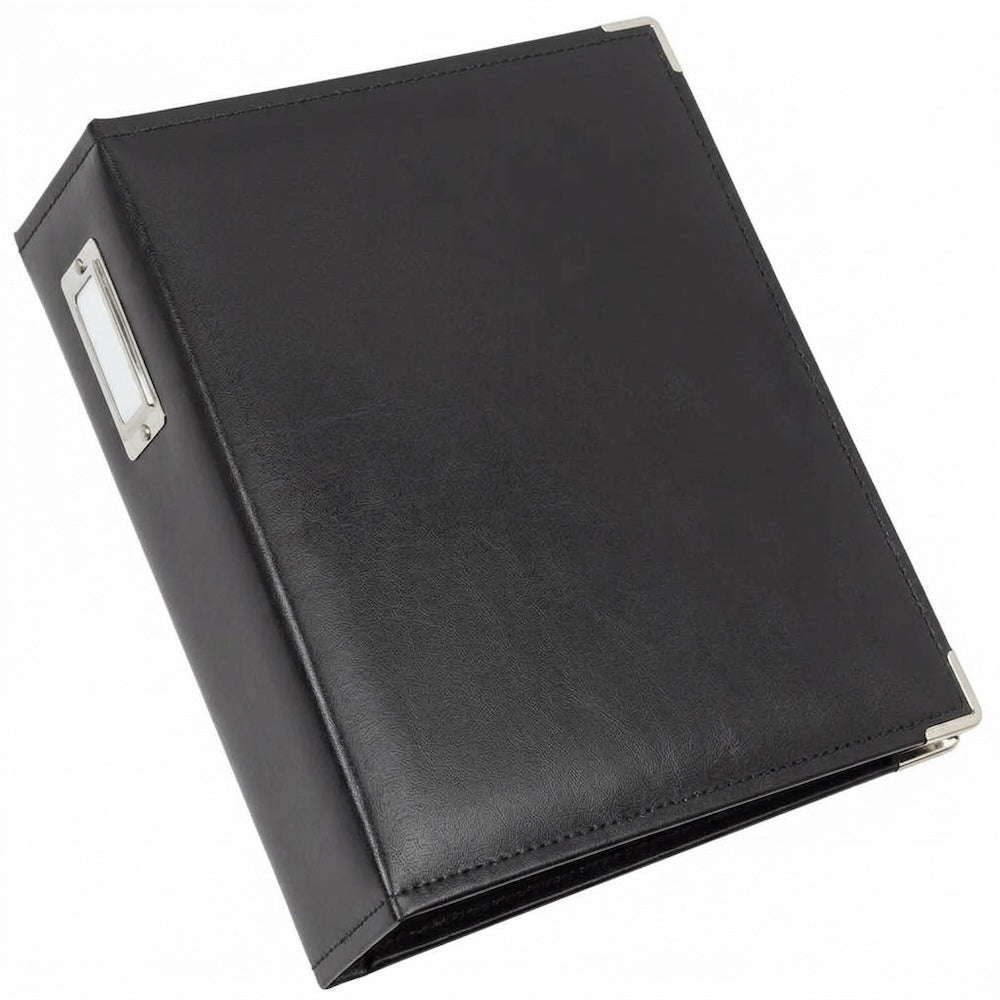 Stampabilities Black Faux Leather Stamp Storage Binder