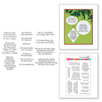 Stampendous Christmas Blessings Sentiments Clear Stamp Set stp-247