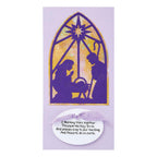 Stampendous Christmas Morn Nativity Etched Dies s4-1399 holy birth
