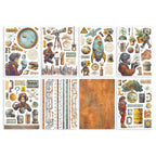 Stamperia A New Beginning A5 Washi Pad sbw31 pipes