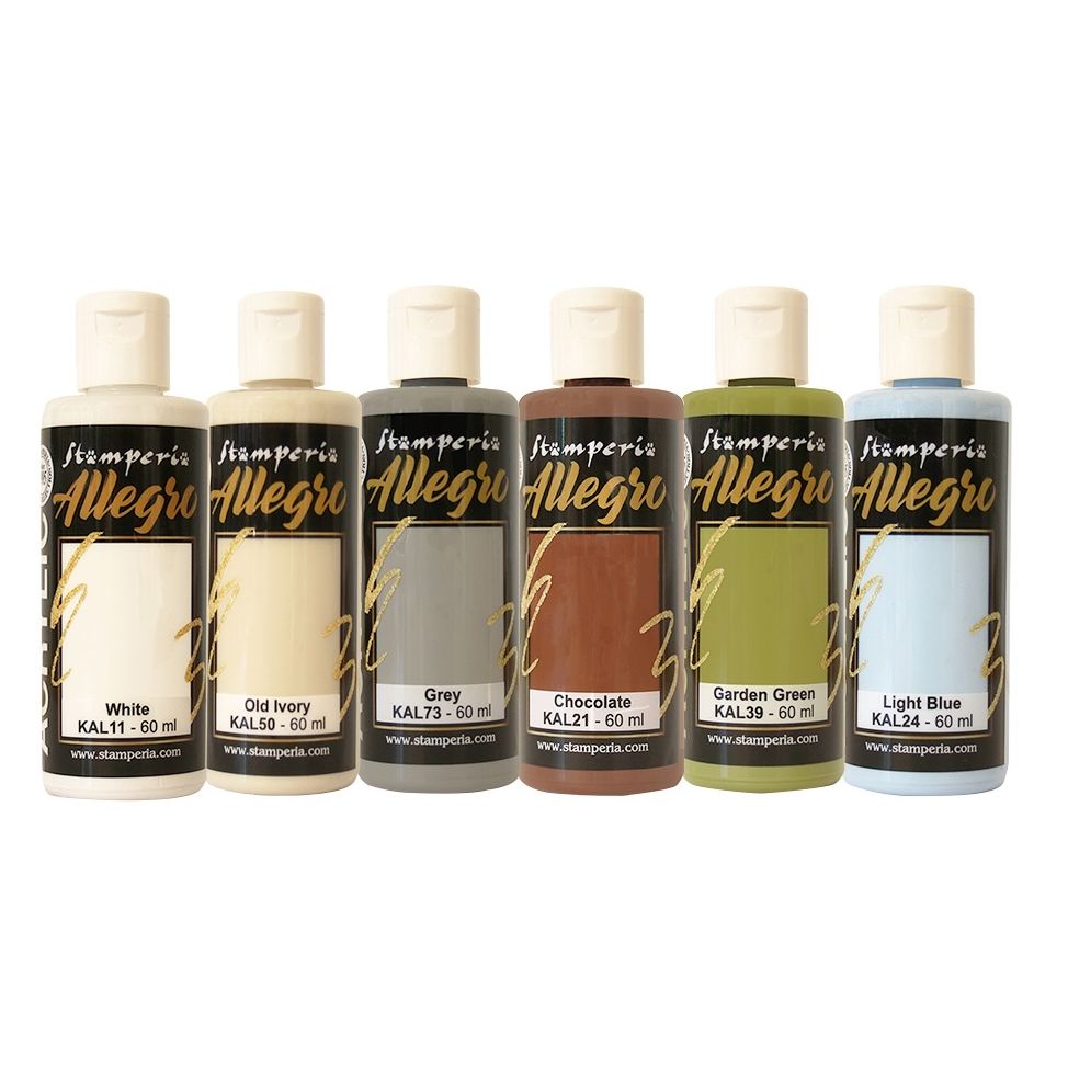 Stamperia A New Beginning Allegro Acrylic Paint kalkit71 paint