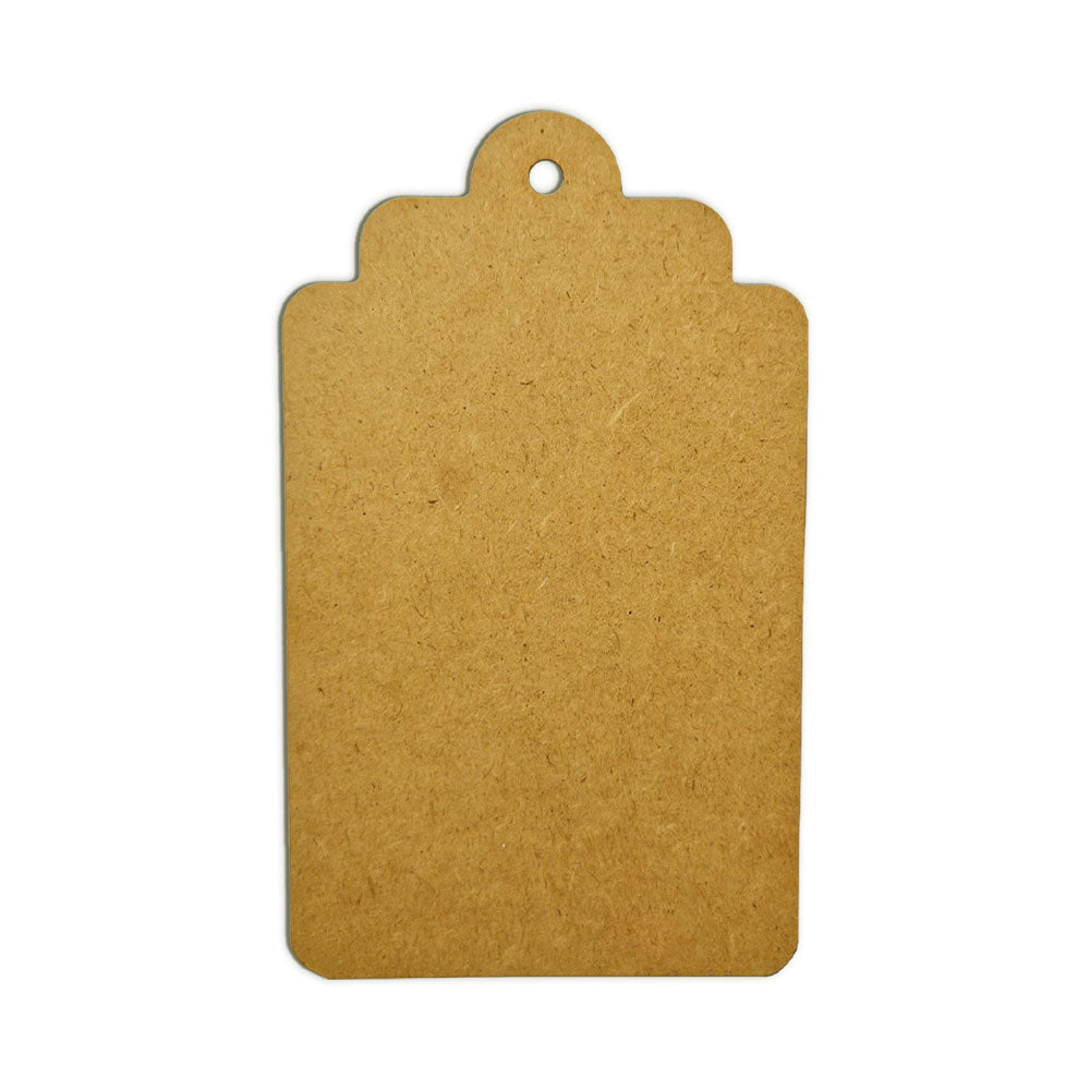 Stamperia A New Beginning Crafty Shapes Tag klsm81 brown