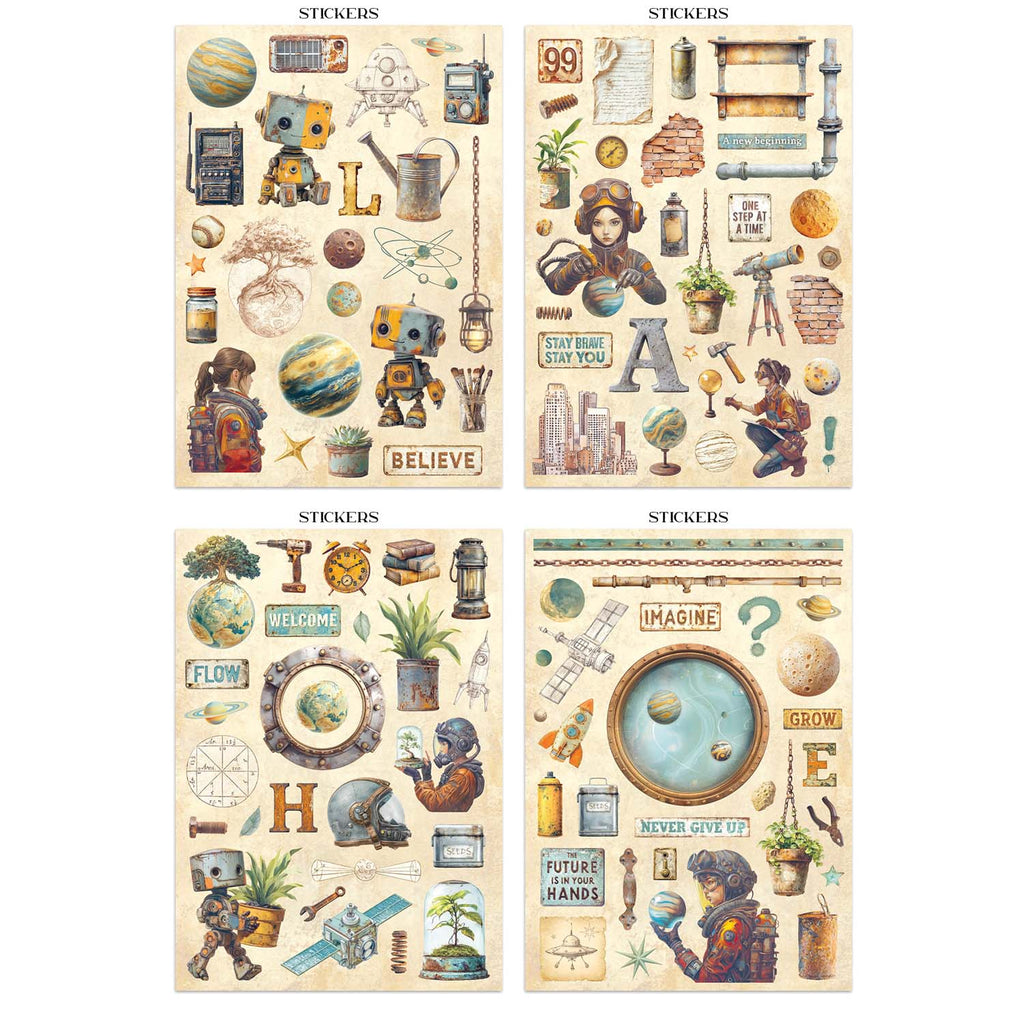 Stamperia A New Beginning Junk Journal sbjk16 believe