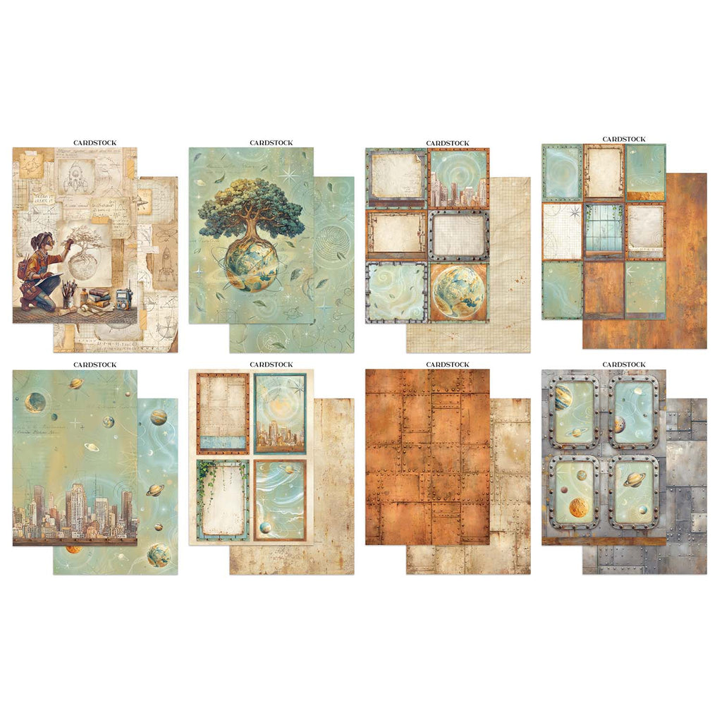 Stamperia A New Beginning Junk Journal sbjk16 windows