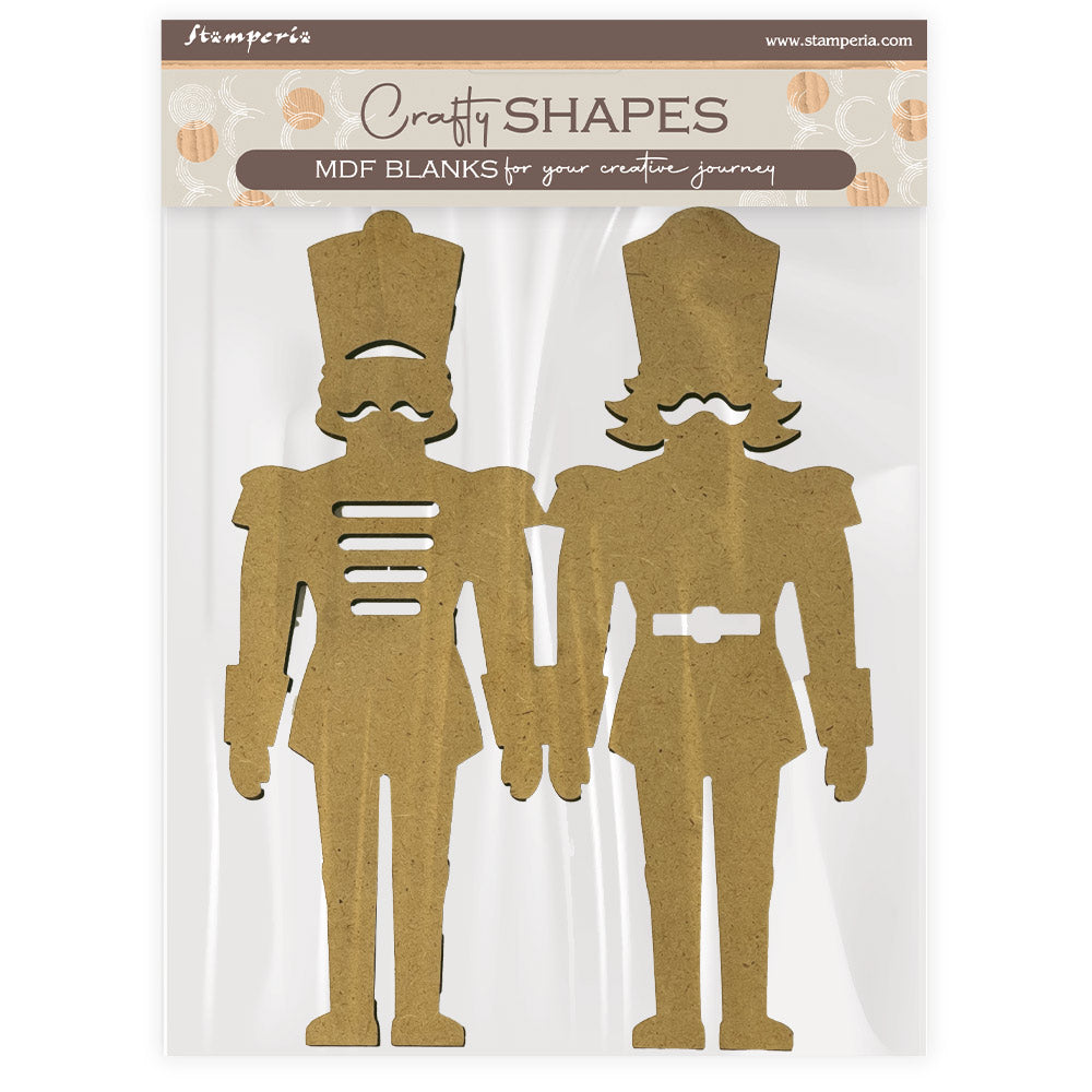 Stamperia Alice In Christmas Soldiers Crafty Shapes klsm64