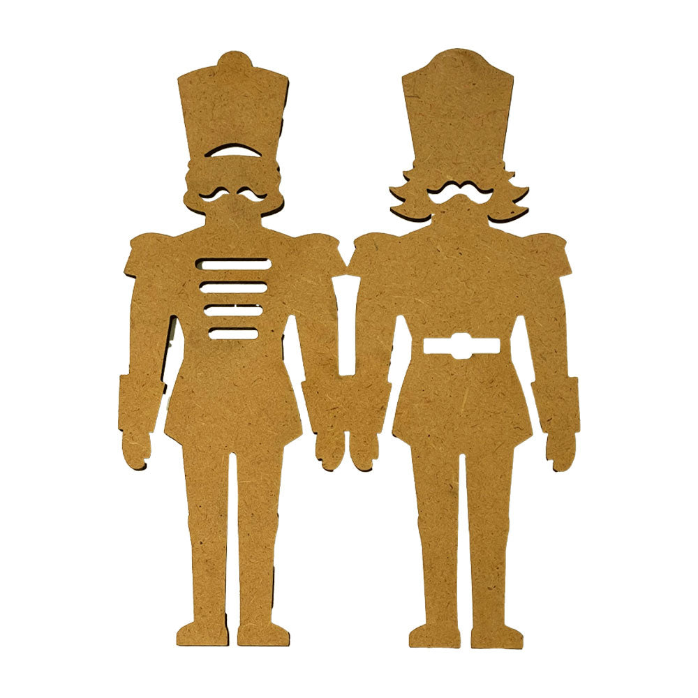 Stamperia Alice In Christmas Soldiers Crafty Shapes klsm64 cut out
