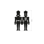 Stamperia Alice In Christmas Soldiers Crafty Shapes klsm64 measurement