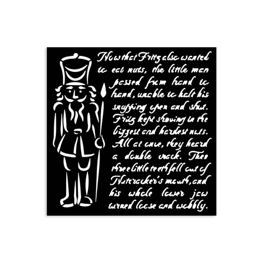 Stamperia Alice In Christmas Soldiers Small Stencil kstds58