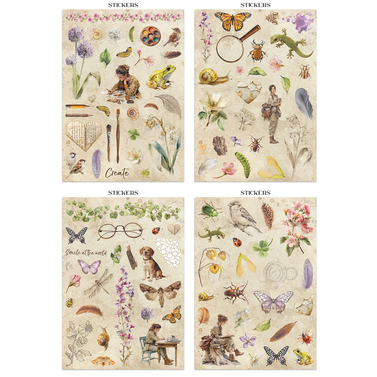Stamperia All Around Junk Journal sbjk20 stickers