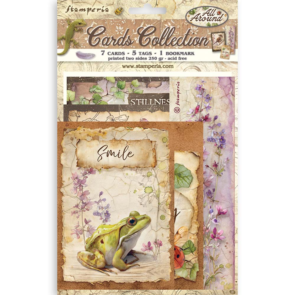 Stamperia All Around Printed Art Cards Collection sbcard42