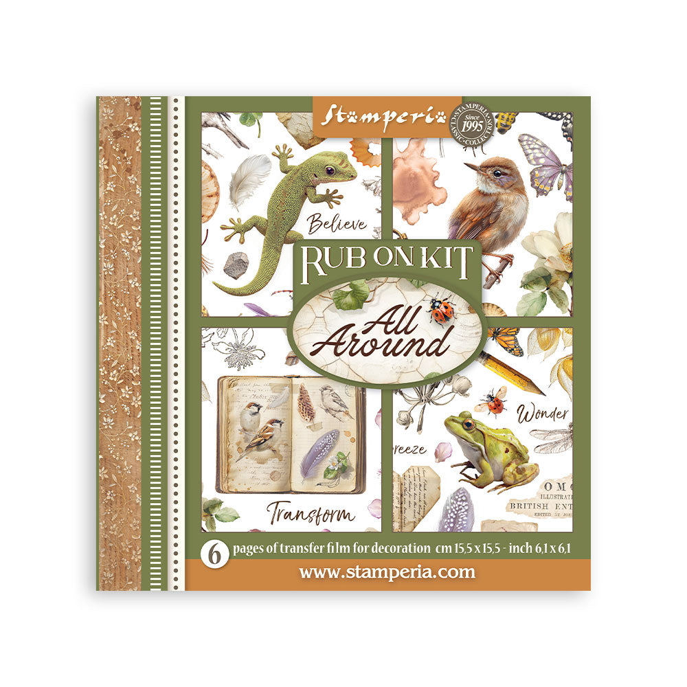 Stamperia All Around Rub On Kit dflrbx14