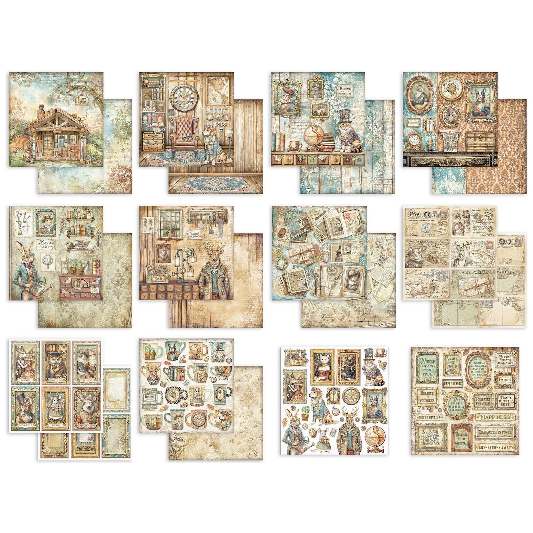 Stamperia Alterego 8x8 Paper sbbs115 product image