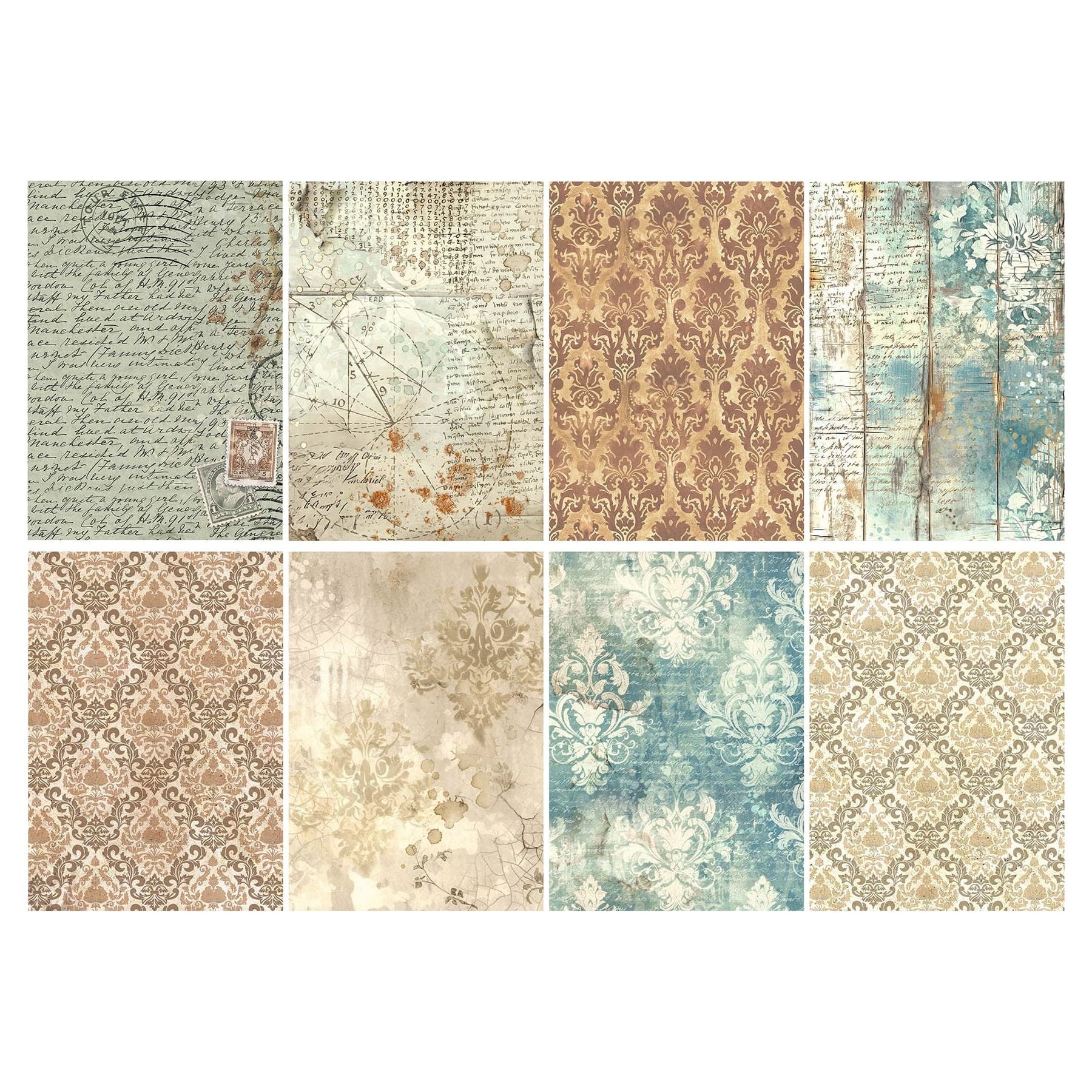 Stamperia Alterego A6 Backgrounds Rice Paper dfsak6031 product image
