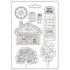Stamperia Alterego Cottage Soft mold A5 k3pta5666