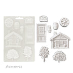 Stamperia Alterego Cottage Soft mold A5 k3pta5666 product image