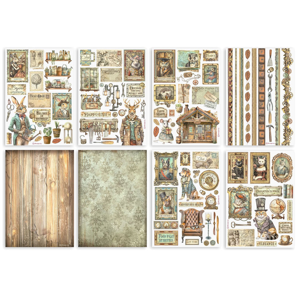 Stamperia Alterego Washi Pad Sheets A5 sbw12 product image